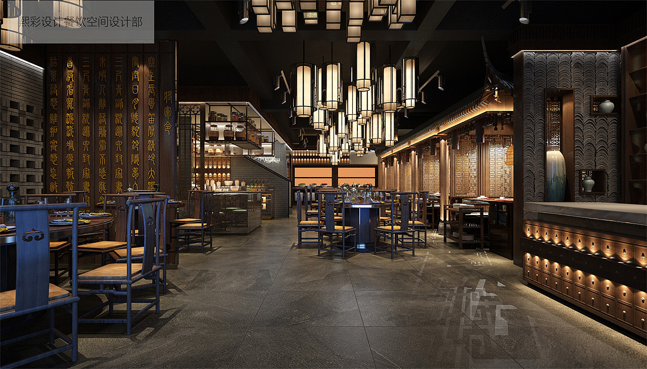 火锅店设计装潢|特色火锅店装修设计|火锅店设计多少钱