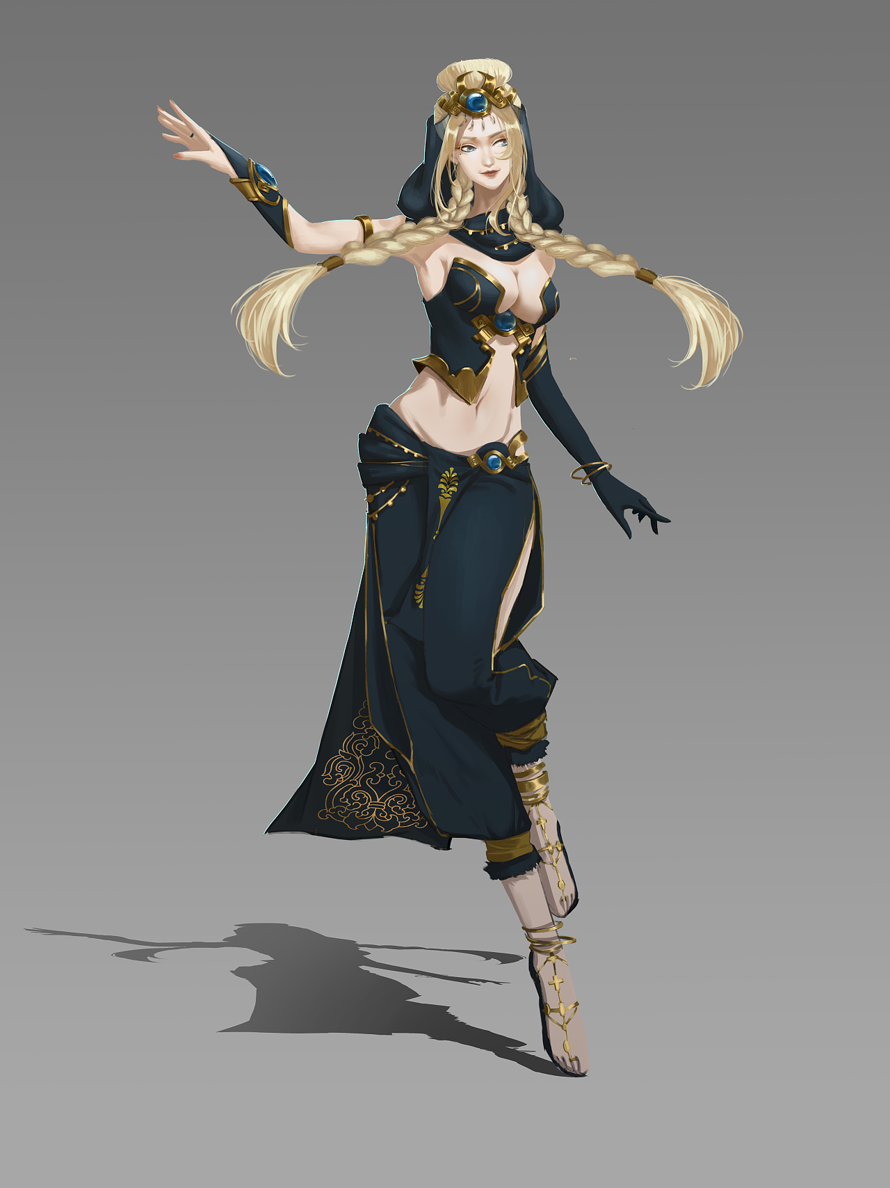 游戏人物设定 |插画|游戏原画|七号病床 - 原创作品 - 站酷 (zcool)