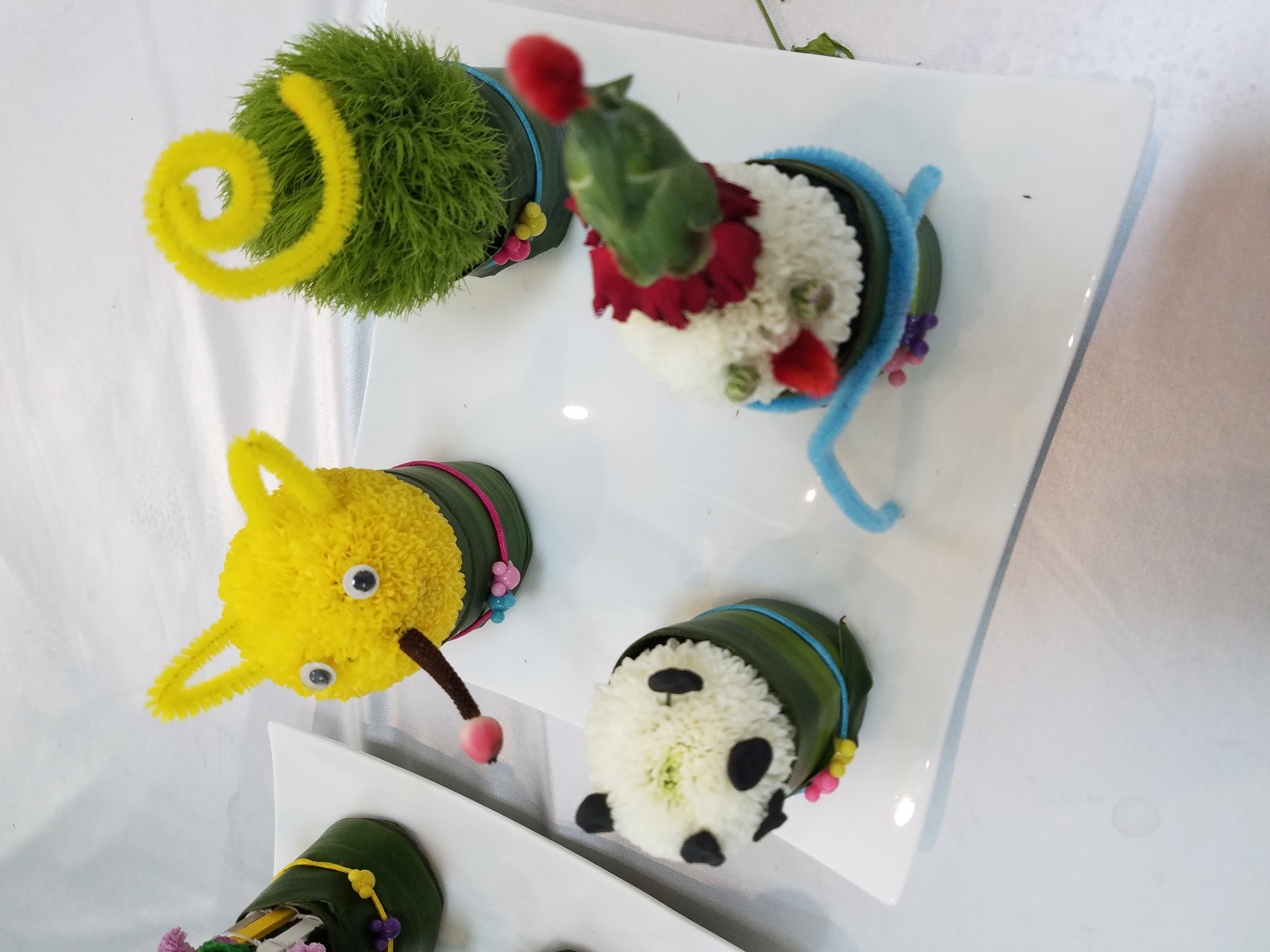 蜜约美术花艺工作室-少儿花艺作品