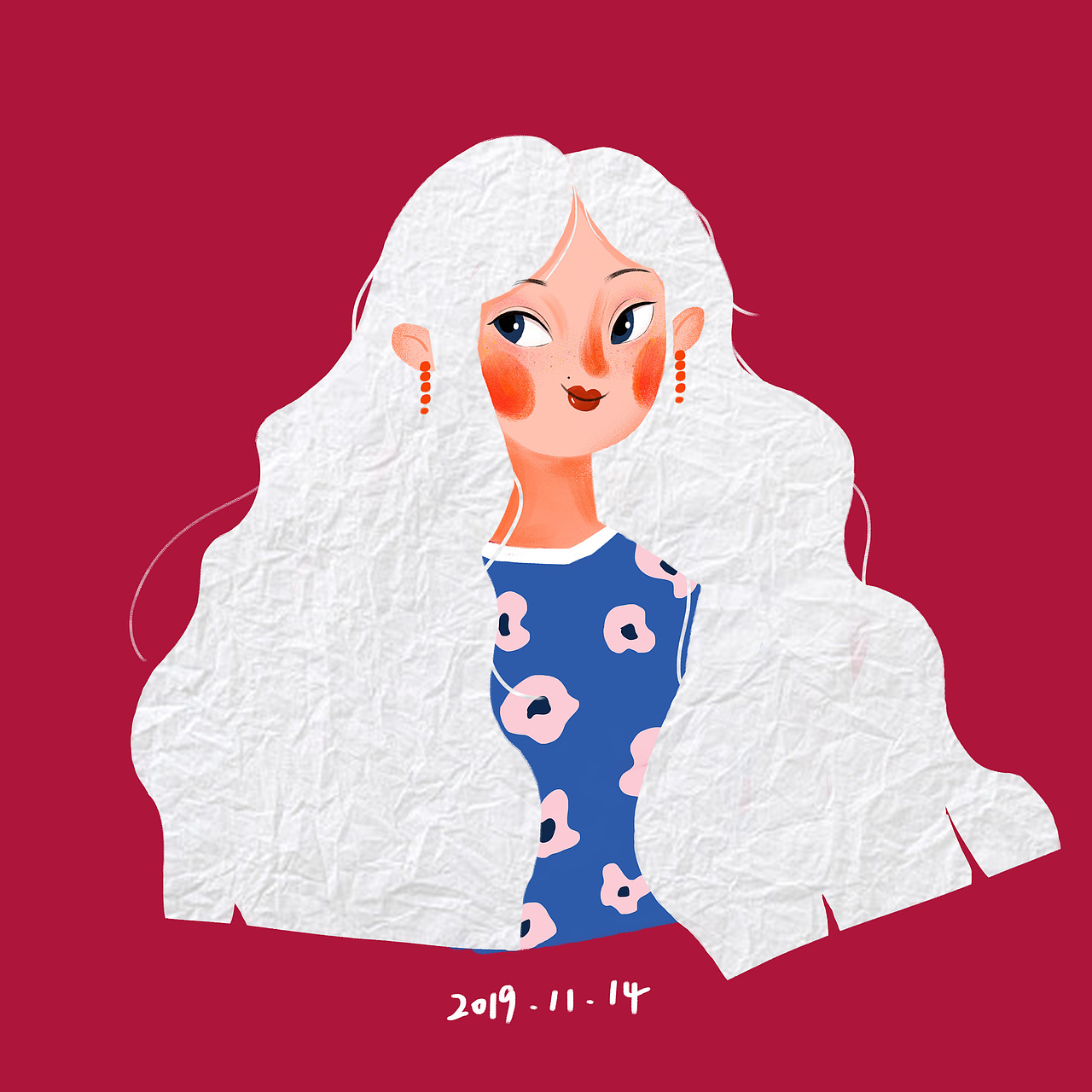 长发女孩|插画|创作习作|waitungso_原创作品-站酷zcool