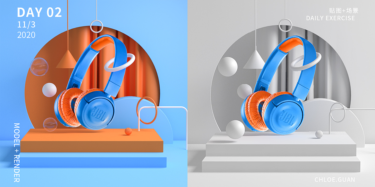 C4D WORKS 2019-2020（图ZMjMwNjIwNzY0） - 其他三维 - 站酷设计师kuyi酷儿原创素材 - 站酷ZCOOL