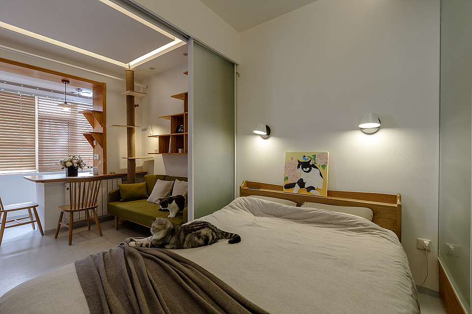 28平米，改成两室一厅（图ZMTE0Njk2NTY0） - 家装设计 - 站酷设计师罗秀达原创素材 - 站酷ZCOOL