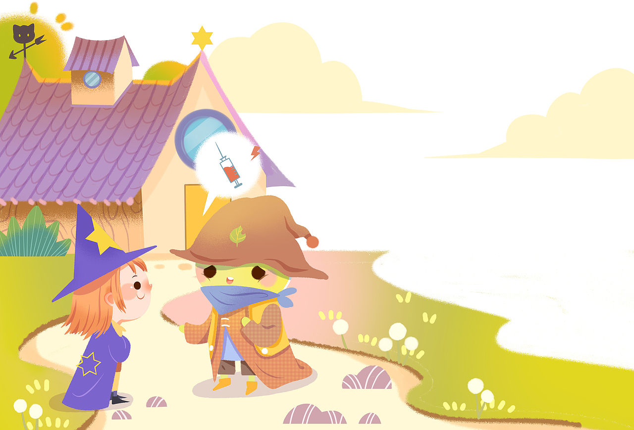 勇敢魔法（图ZMjExODkwMTYw） - 商业插画 - 站酷设计师薪南原创素材 - 站酷ZCOOL