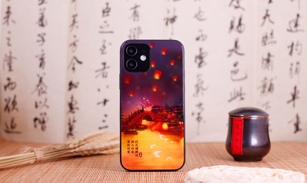 古风情侣手机壳场景实拍+视频（图ZMjM4NjkxMjk2） - 产品摄影 - 站酷设计师健行渐远原创素材 - 站酷ZCOOL