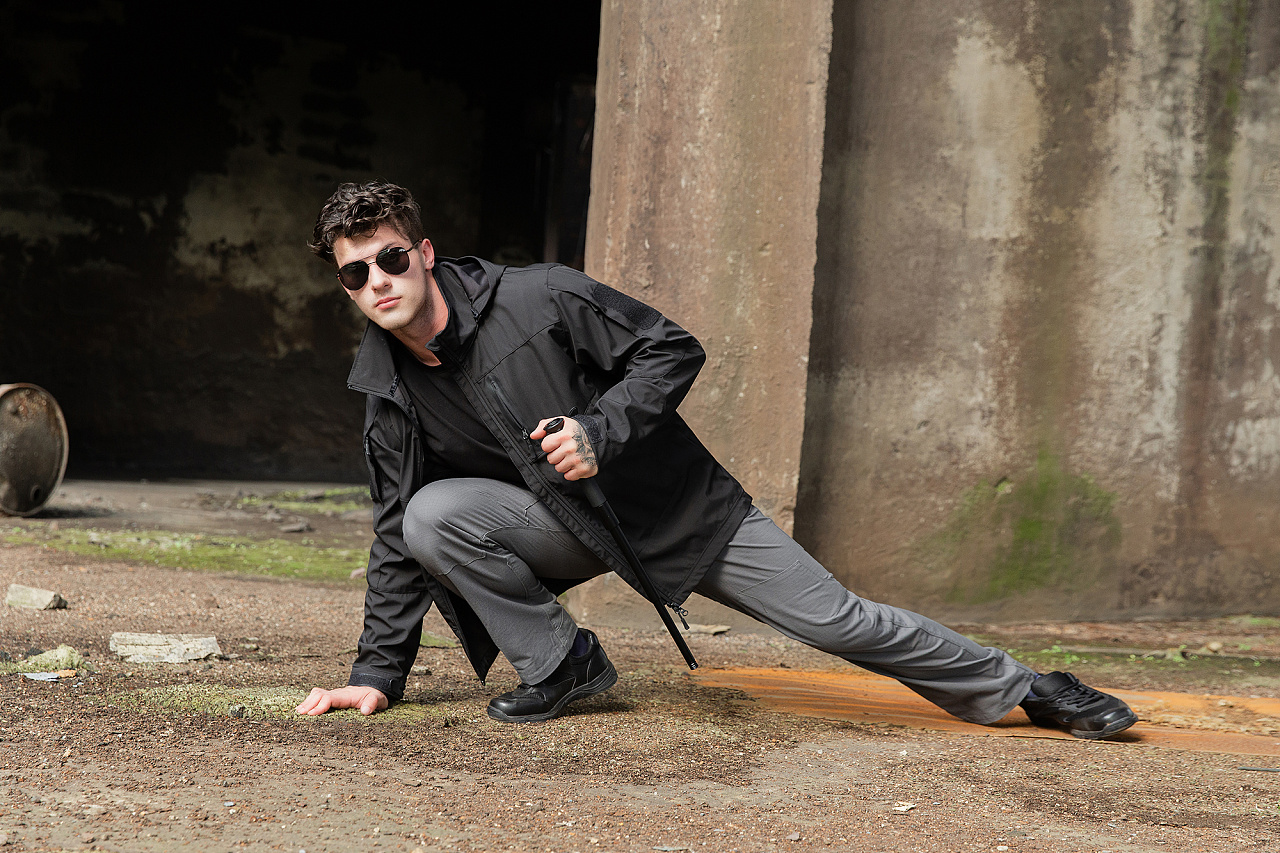 工业风服装摄影