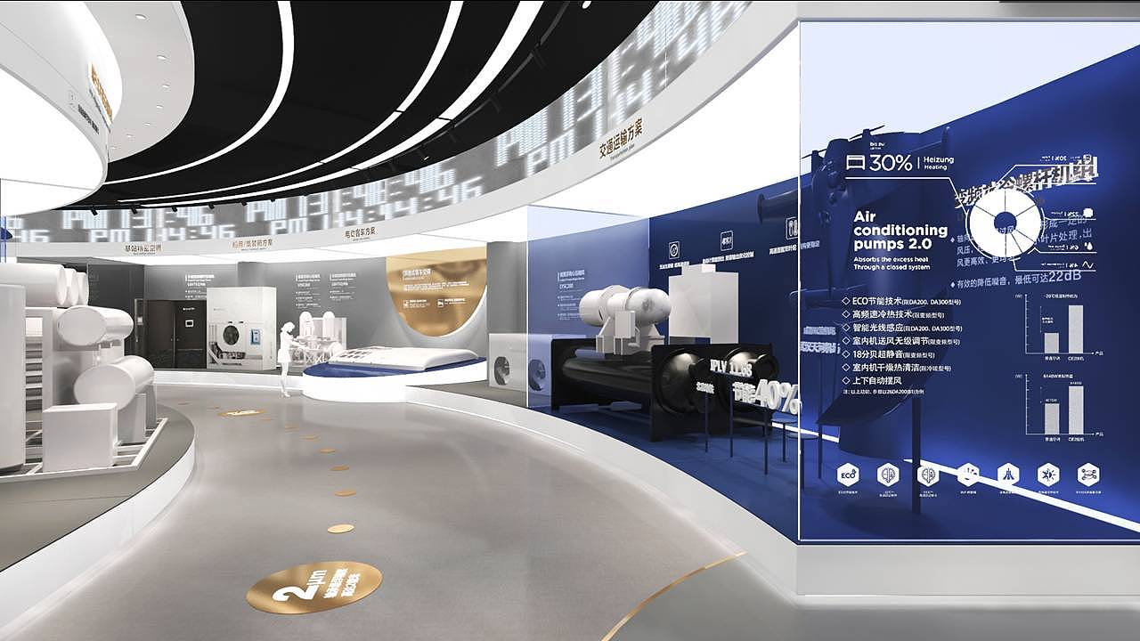 GREE格力｜洛阳展厅（图ZMjYwMjk2OTcy） - 商业空间设计 - 站酷设计师揽世创意原创素材 - 站酷ZCOOL