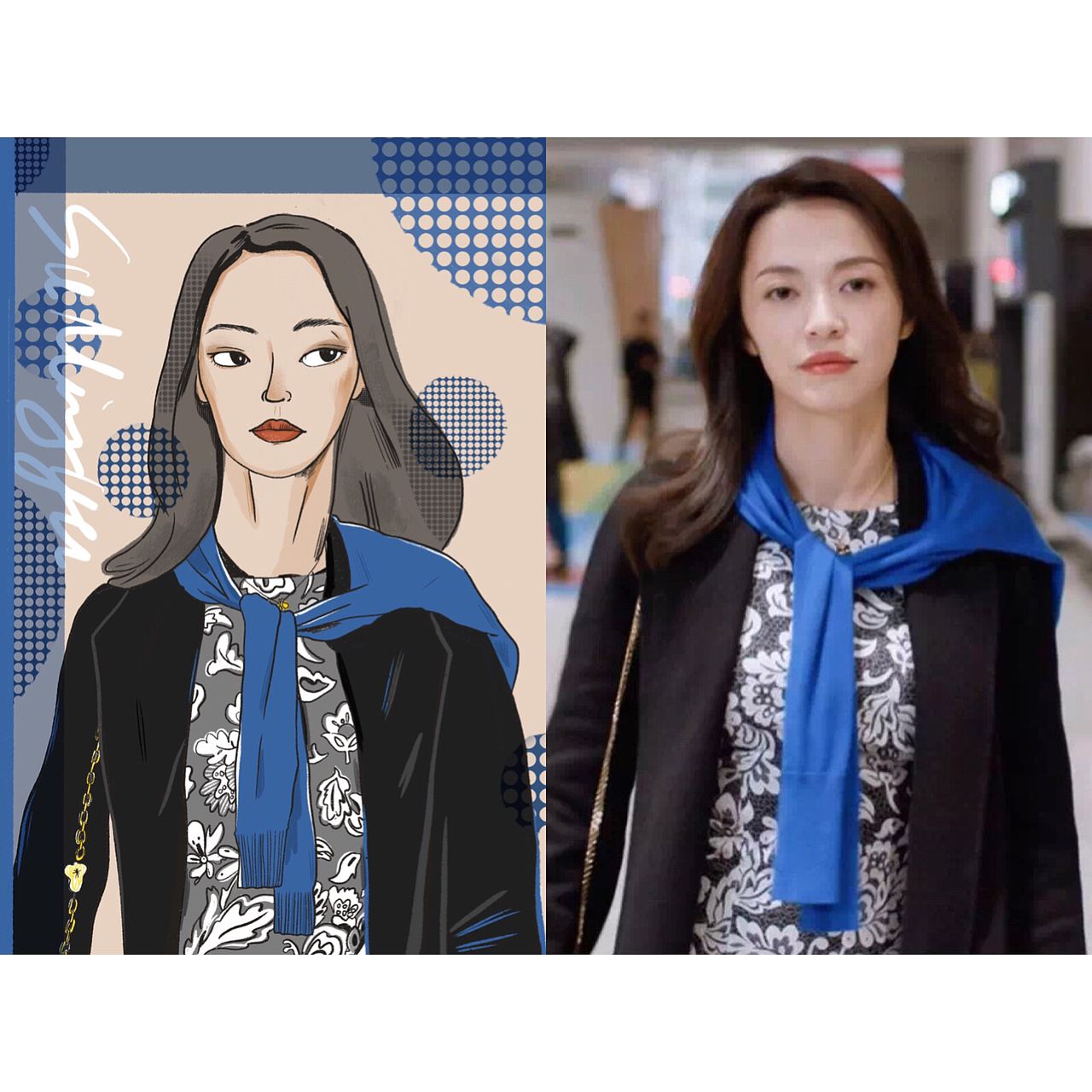 《都挺好》苏明玉look（图ZMTUxNjAyOTU2） - 商业插画 - 站酷设计师锅一菌009原创素材 - 站酷ZCOOL