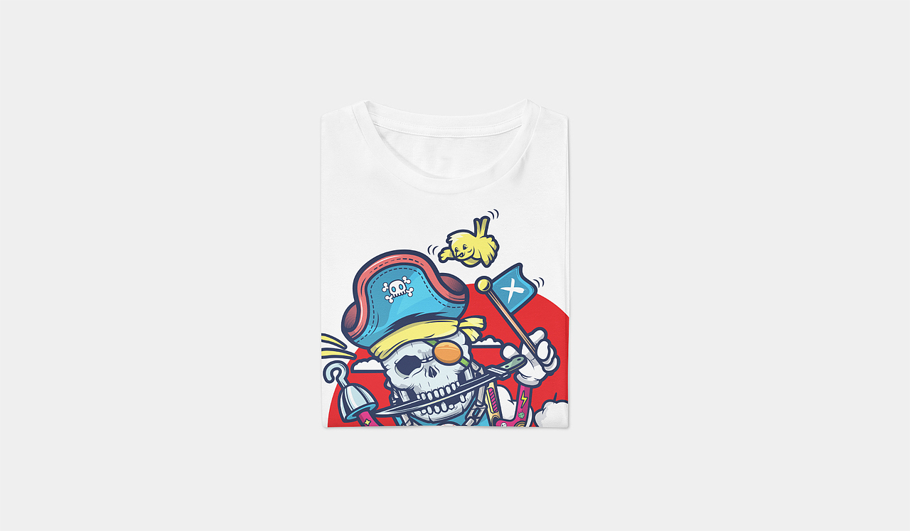 潮流插画练习—骷髅主题