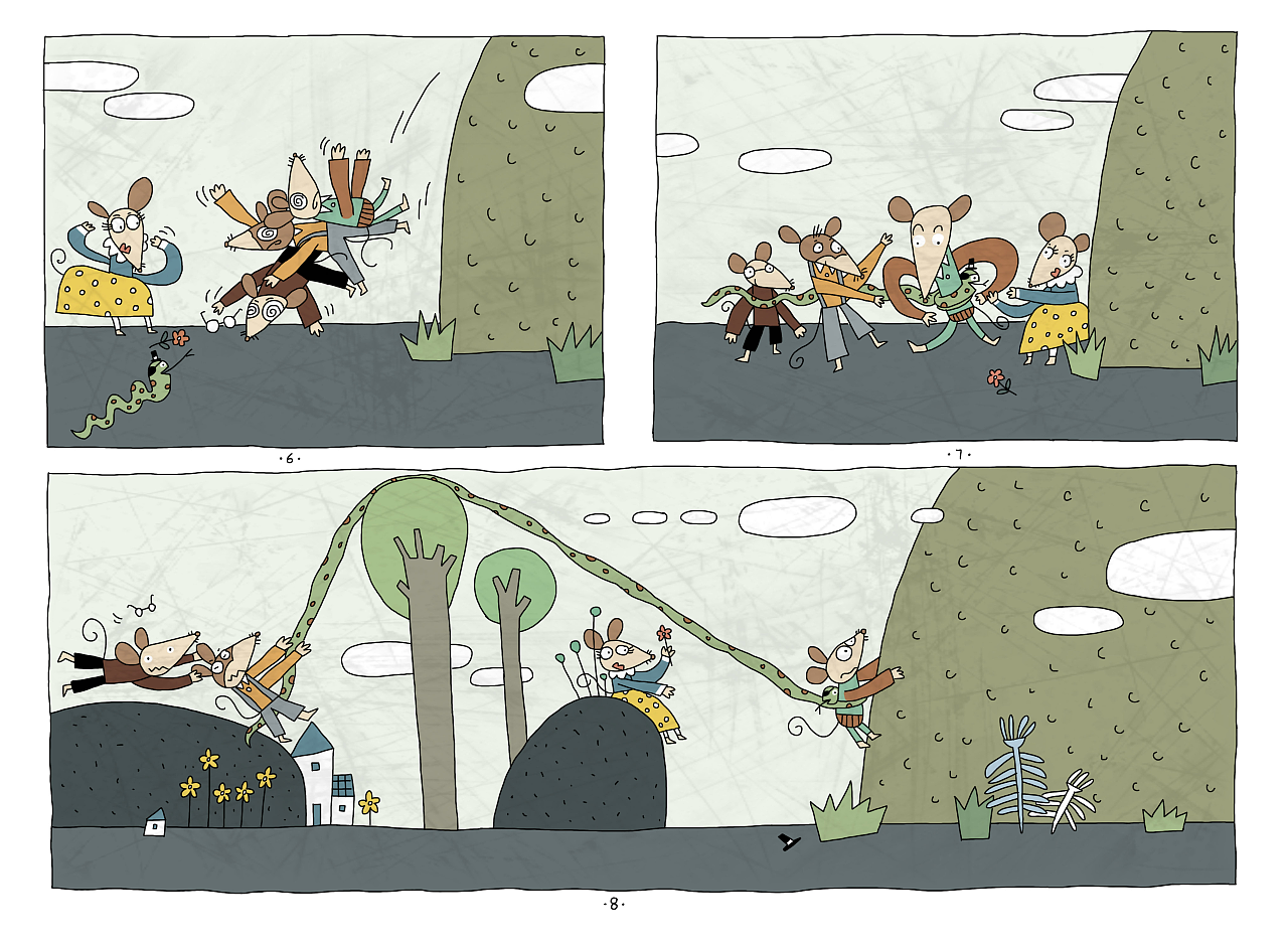 无字书—《咕噜,咕噜,滚下来》|动漫|短篇/四格漫画|我的王国 - 原创