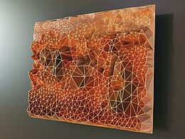 《拾穗者》晶格墙画版