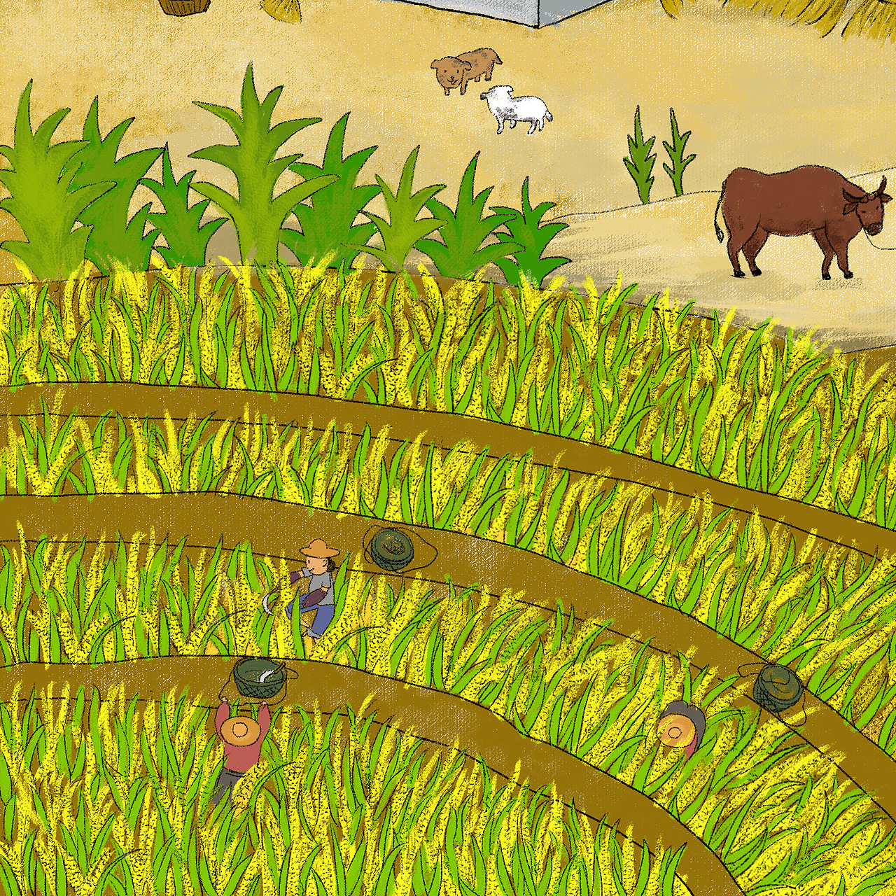 儿童插画/幼时的味道