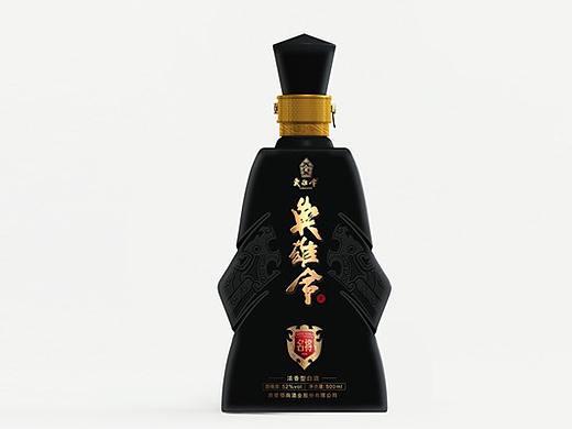 白酒包装：英雄令酒包装设计