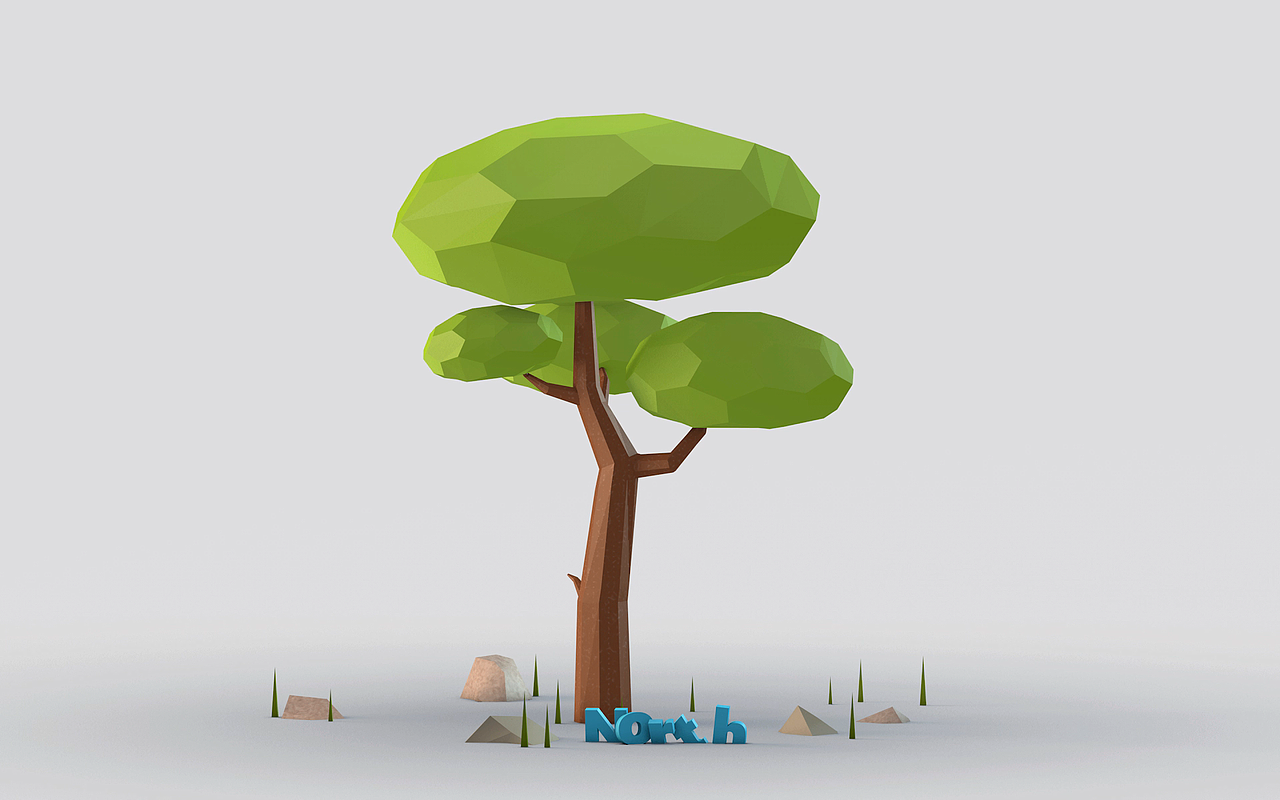 摇曳的橡胶树低模