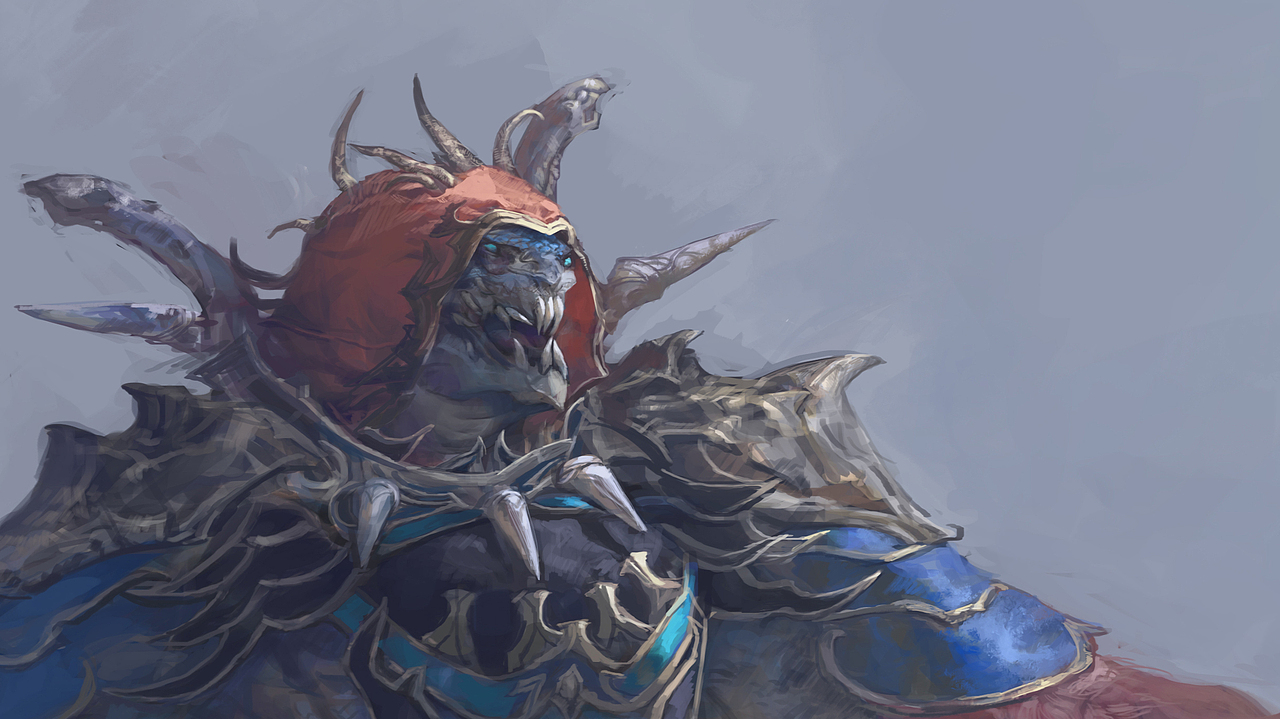 CG怪物类角色设计-《白蚺祭司》钟风华