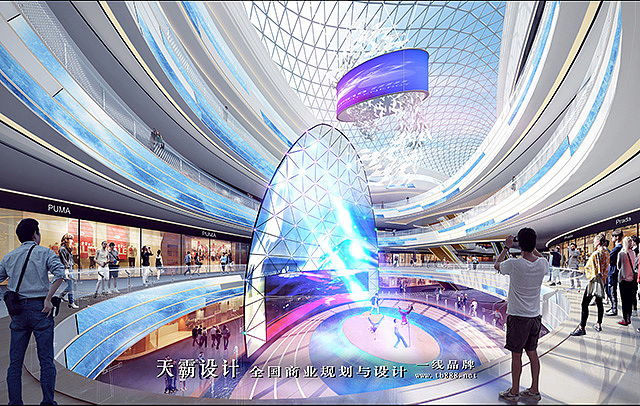 天霸设计打造南宁商贸城设计方案注重落地性