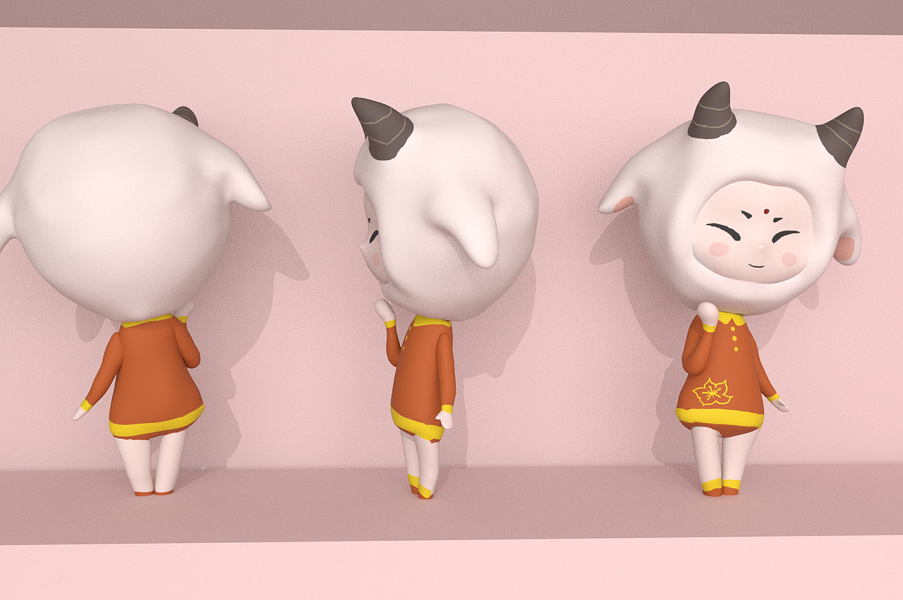 喜气洋洋-三视图