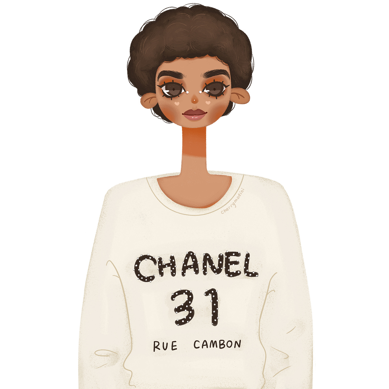 chanel时尚插画-康朋街31号