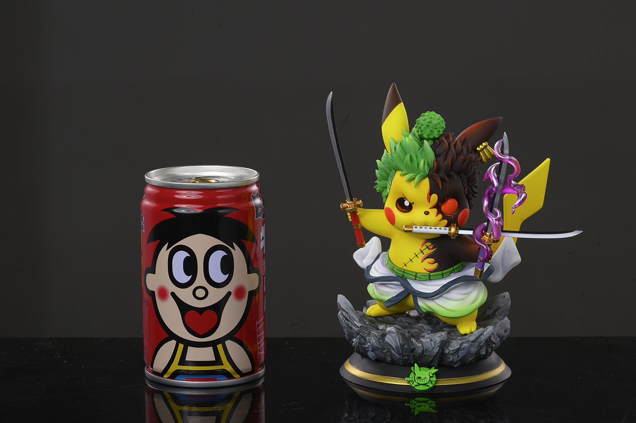 当皮卡丘与索隆碰撞