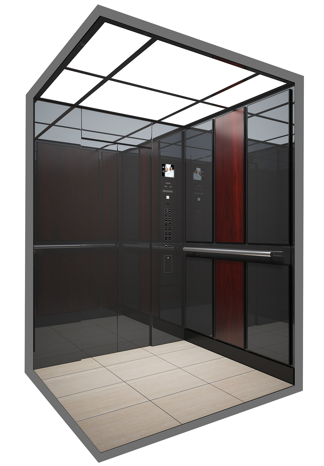 现代电梯间3d模型下载_3d现代电梯间模型下载_3d现代电梯间max模型免费下载_建E室内设计网