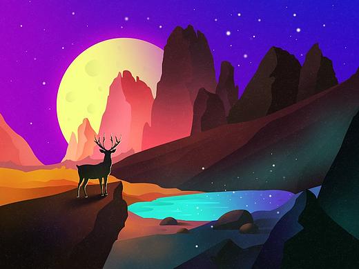 插画练习（个人主页-ZMjYzNjM3MjQ=） - APP界面 - 站酷设计师xpp520520原创素材 - 站酷ZCOOL