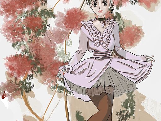 花墙（个人主页-ZNzA0ODg0Mjg=） - 单幅漫画 - 站酷设计师置南玄原创素材 - 站酷ZCOOL