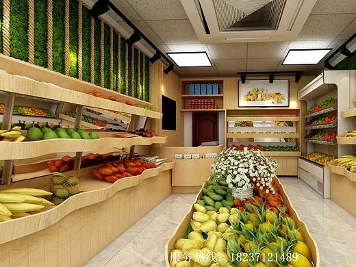 郑州水果店装修一平方多少钱，百果园水果店装修图片