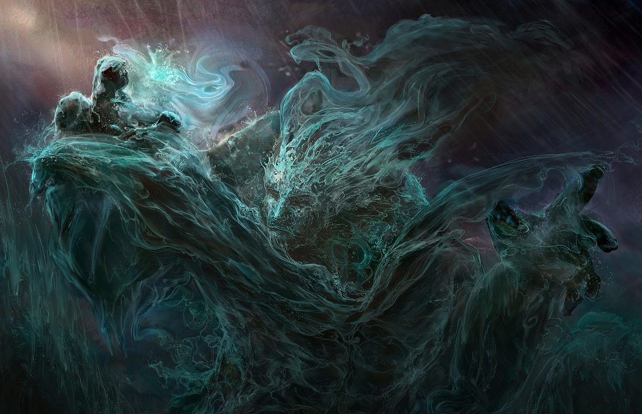 海神与炎神的原设1（图ZMjIxNTQ0MA==） - 概念设定 - 站酷设计师Ui菌_子韩原创素材 - 站酷ZCOOL