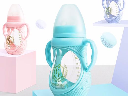 婴儿用品-防破碎奶瓶