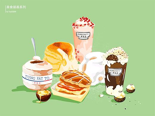 IP设计与美食插画