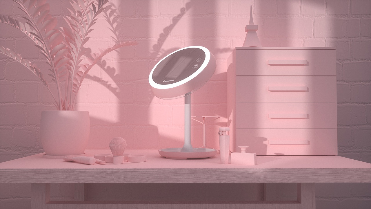 C4D动效作品NO.1-松下LED化妆镜（图ZMTgwMTY0NDYw） - 产品 - 站酷设计师苦力博Kulib原创素材 - 站酷ZCOOL