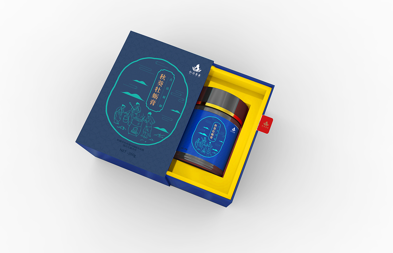 膏方包装（图ZOTU2Mjc1MzI=） - 包装 - 站酷设计师langmandahai原创素材 - 站酷ZCOOL