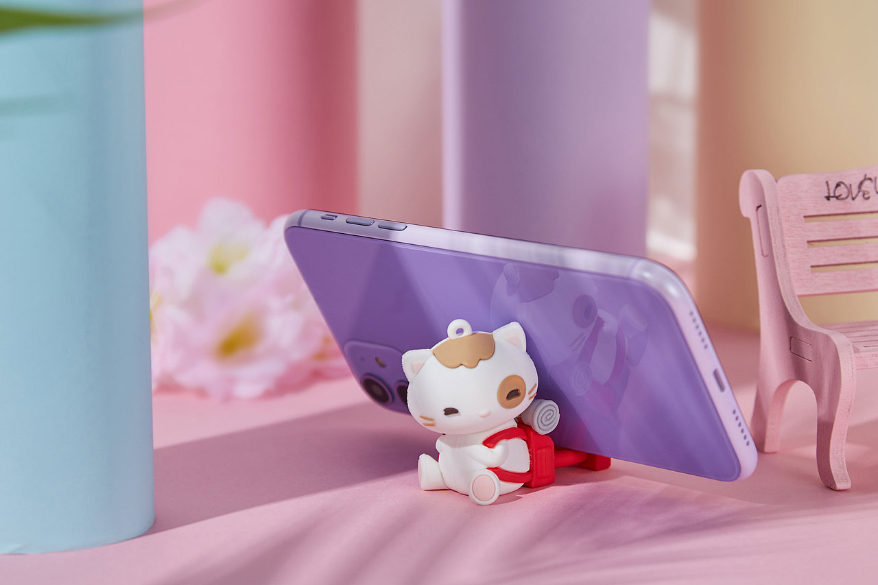 洛夫特粉色卡哇伊少女手机支架