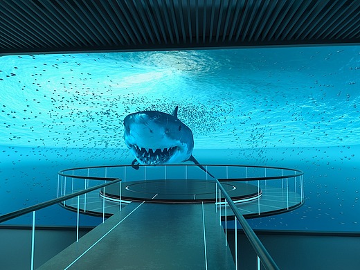 海底世界-五折幕cave裸眼3d影片