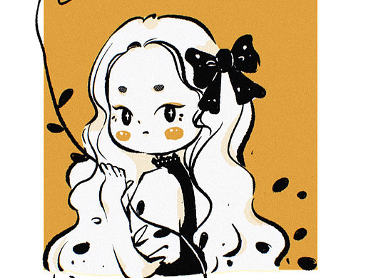 复古插画头像