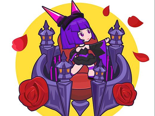 蔡文姬 蔷薇宝座版（个人主页-ZMjQyNDMyMTI=） - 图案 - 站酷设计师KTY鱼原创素材 - 站酷ZCOOL