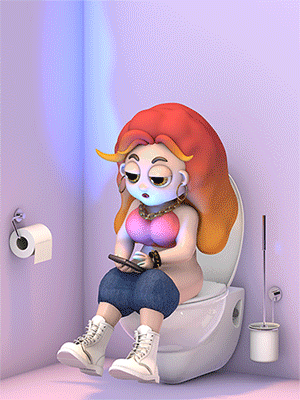 拉屎爆表情包智障动画