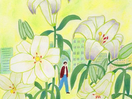 《活着》诗配图