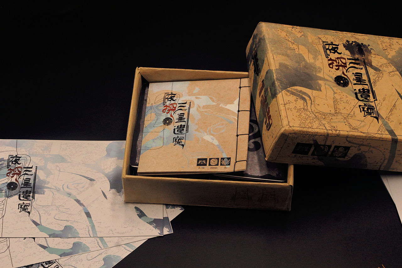 《夜探•三星遗宝》桌游设计|工业/产品|其他工业/产品|芳华六欲_原