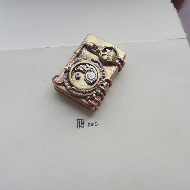 太极2——蒸汽朋克ZIPPO MOD（图ZMzE4NzExMjA=） - 其他手工艺 - 站酷设计师周晖设计原创素材 - 站酷ZCOOL