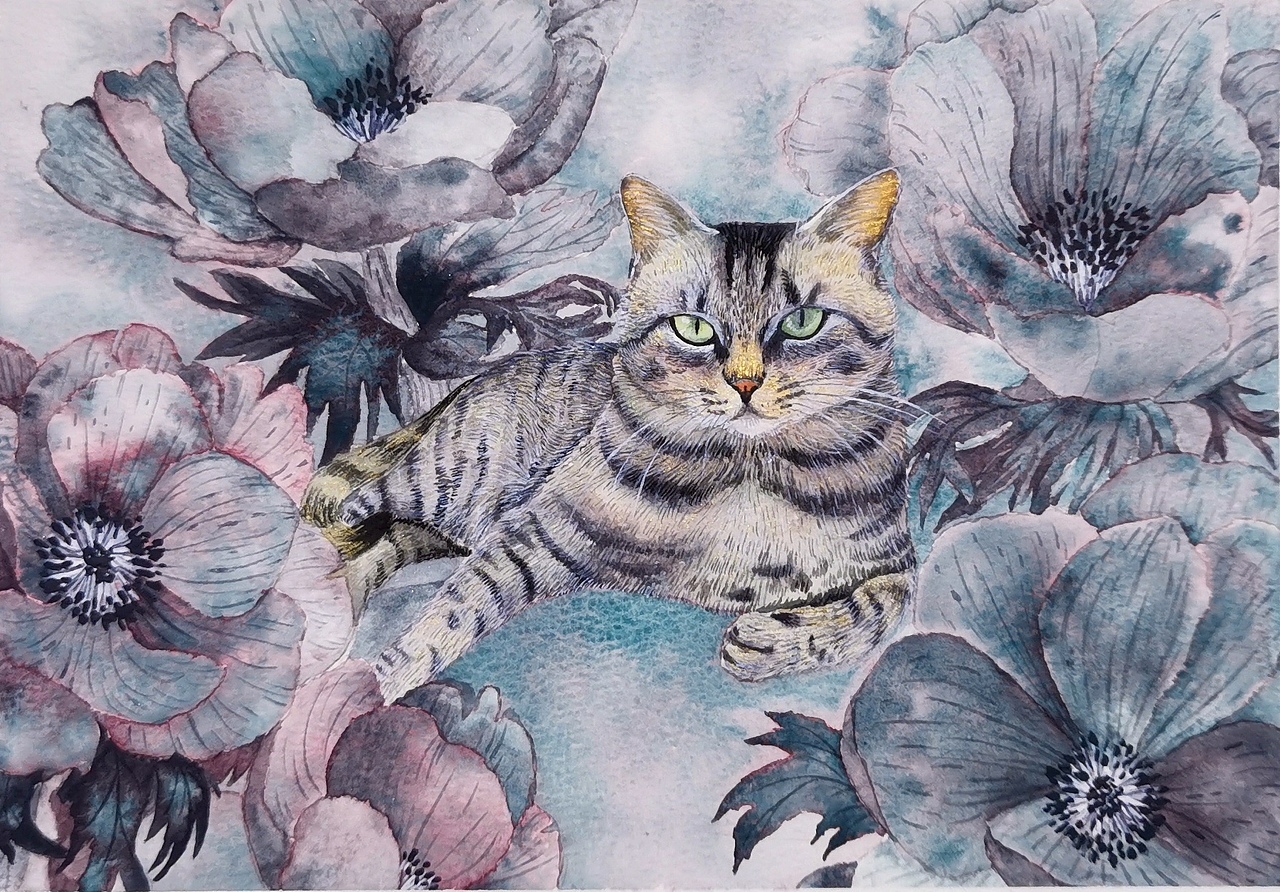 视爵分层水彩打卡9