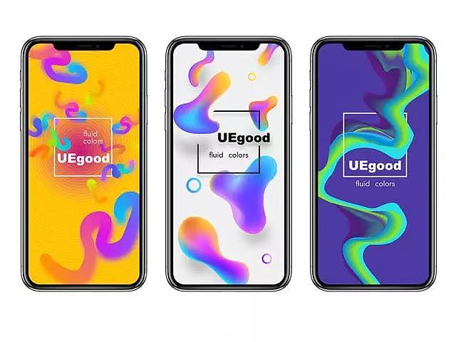Iphone X流体渐变的10种漂亮壁纸的制作方法