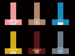 动物盒子糖果包装