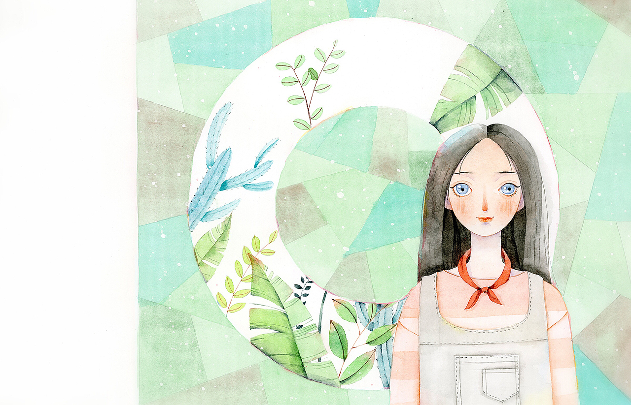 拾岁（图ZMTAwOTM1NzU2） - 艺术插画 - 站酷设计师川禾原创素材 - 站酷ZCOOL