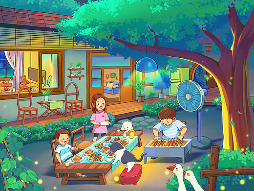 歡樂的夜晚（個(gè)人主頁-ZNjg2NzgyNDQ=） - 創(chuàng)作習(xí)作 - 站酷設(shè)計(jì)師布頭先生an原創(chuàng)素材 - 站酷ZCOOL