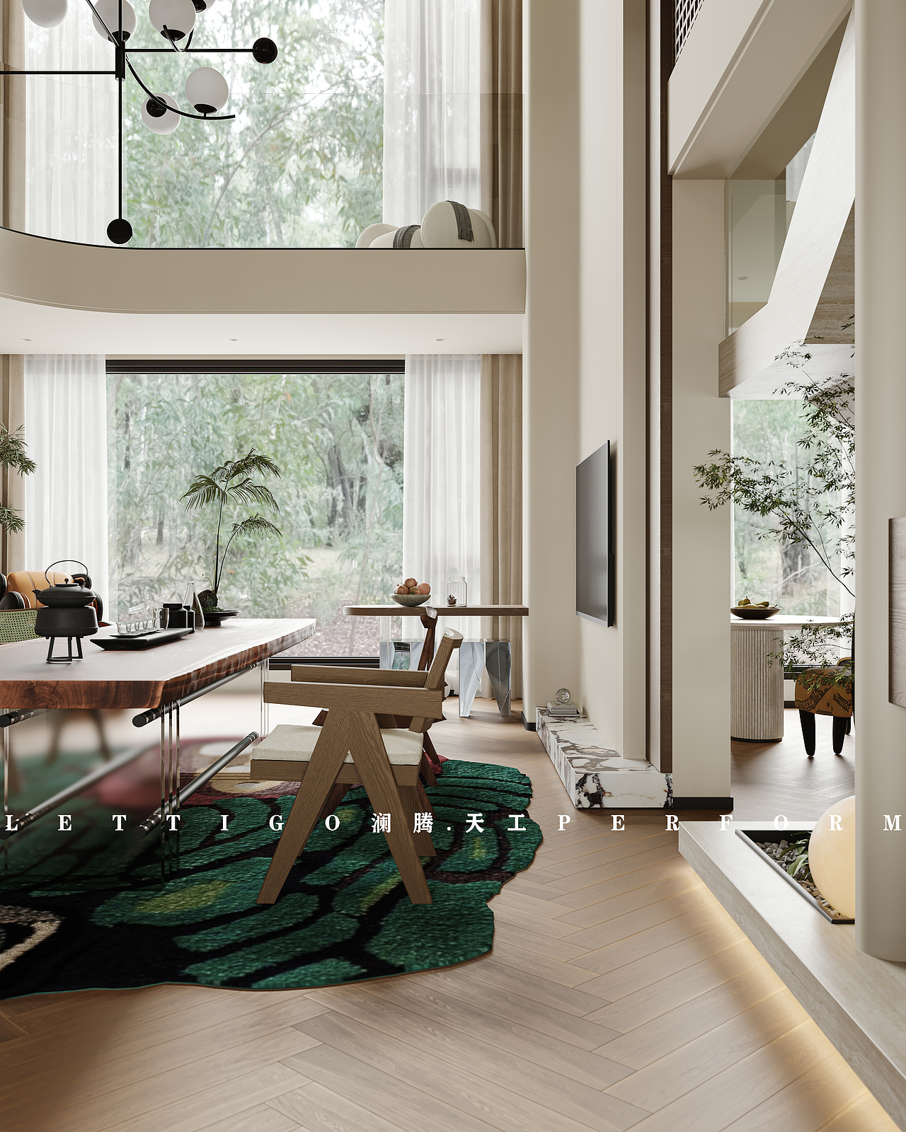 当复古与优雅不期而遇，是美式的腔调与质感（图ZMzcxMzM3MDUy） - 家装设计 - 站酷设计师DesignerZtt186原创素材 - 站酷ZCOOL