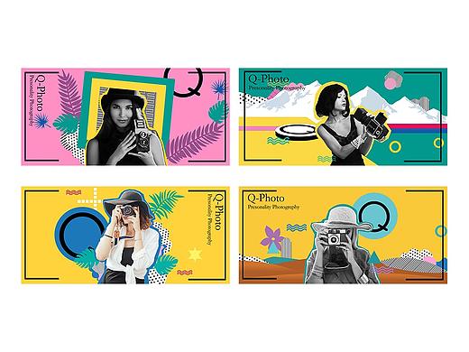 品牌BANNER 趣拍摄影（个人主页-ZMjc4MTYyOTI=） - 宣传物料 - 站酷设计师老板豚骨拉面原创素材 - 站酷ZCOOL