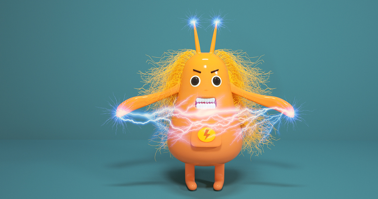 c4d毛发怪兽|三维|动画/影视|雪儿wxj - 原创作品 - 站酷 (zcool)