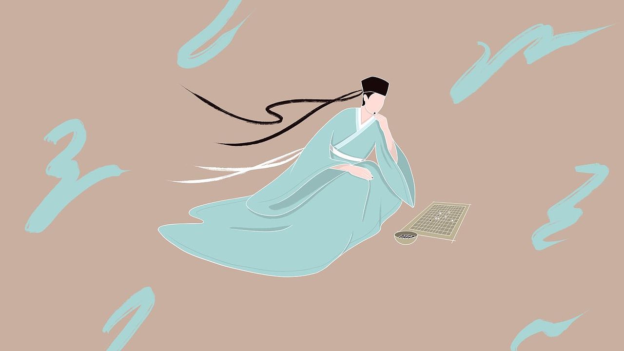 一组古风人物/诗人