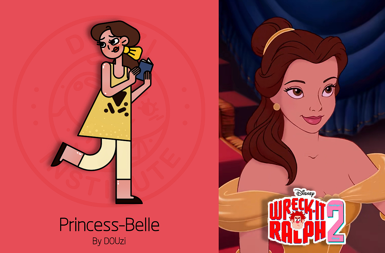 《无敌破坏王2》15个公主（图ZMTUyOTU1OTAw） - 创作习作 - 站酷设计师DOU_zi原创素材 - 站酷ZCOOL