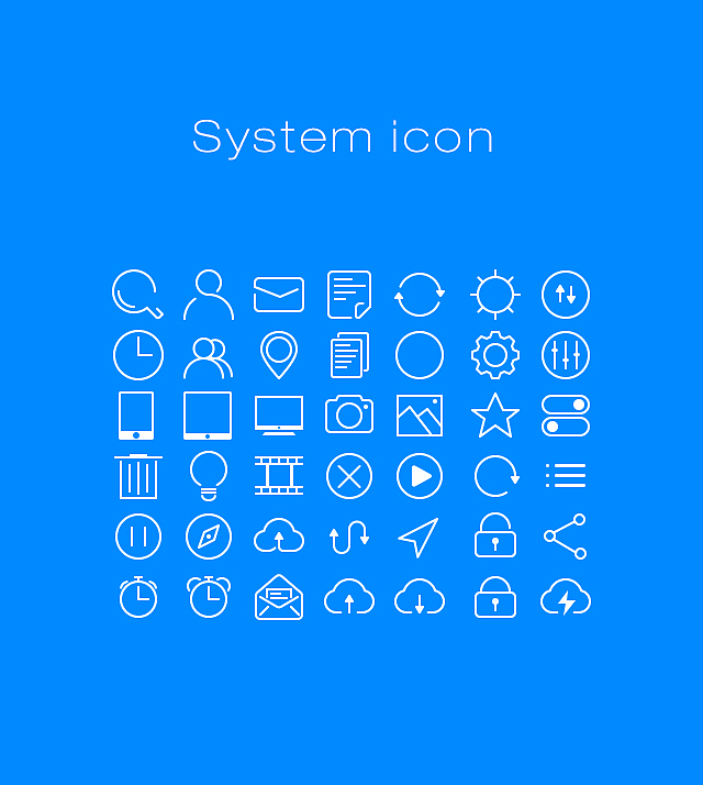 System icon（图ZMTQ0NzA1NjQ=） - 图标 - 站酷设计师飞耳小郎君原创素材 - 站酷ZCOOL